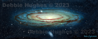 Astronomical, space, moon, stars, space travel, Andromeda