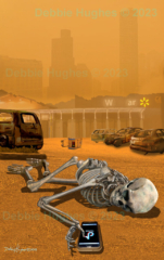 horror, science fiction, war, destruction, idleness, social network, time waste, nuclear war, global warming