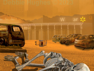 horror, science fiction, war, destruction, idleness, social network, time waste, nuclear war, global warming