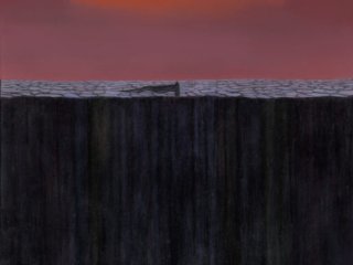 sunset, cliff, edge, dangerous, forlorn figure, flowing, war