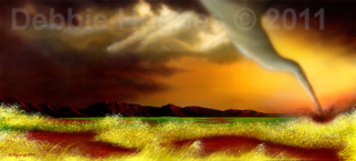 tornado, storm, sand, mountains, windswept, global warming, dramatic