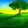 landscape, tree, sunset, grass, pastoral, green