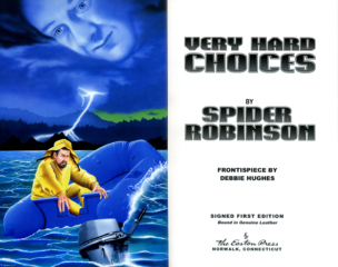 Science Fiction, humoristic science fiction, lake, motor boat, mishaps, storm