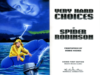 Science Fiction, humoristic science fiction, lake, motor boat, mishaps, storm