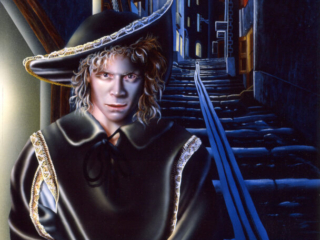 Lestat, vampire, Vampire Chronicles, frenchstreet, alley, dangerous, moonlit, village, france