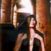 Temple at Edfu, columns, spiritual, ghostly, eye of horace, Hathor, Egypt, Egyptian hieroglyphs, ancient