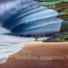Alien Planet, science fiction, seashore, ocean, sand, rock formations