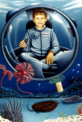 time travel, underwater, science fiction, precambrian, Cretaceous