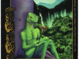 Lizcanths Fantasy Adventures Collectible Game Cards, serpent men