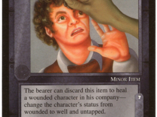 Foul Smelling Paste Collectible Game Card Middle Earth, Frodo, Tolkien, Lord of the Rings, Collectible Game Card Art