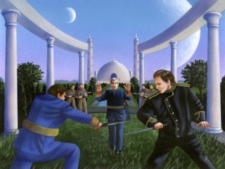 Imperial Intervention Dune Collectible Game Card, Imperial, knife fighting