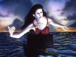 Leucothoe Towers in Time Collectible Game Cards, Greek Edition, ancient sea goddess, Leucothoe