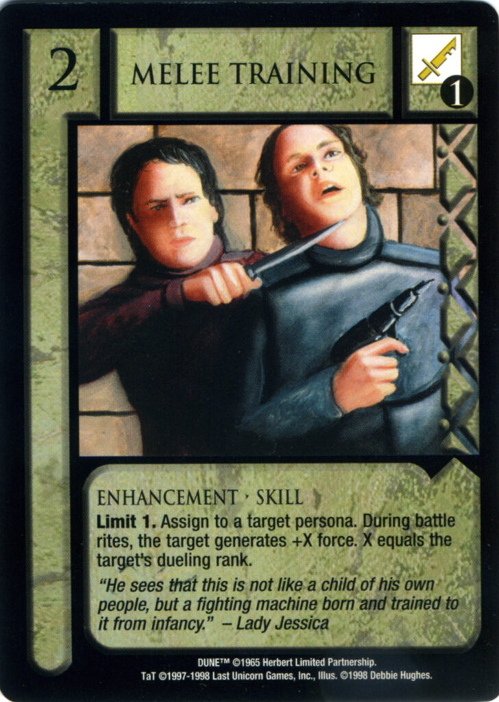 Dune Collectible Game Card, Fighting Arrakis, Desert Planet, Frank Herbert