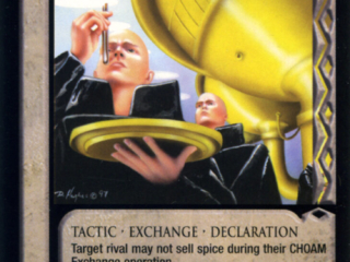 Quality Inspection Dune Collectible Game Card Dune Collectible Game Card, Desert, Harkonnens, Spice Production, Spice Testing, Frank Herbert