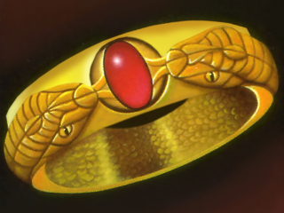 The Ring of Lies Middle Earth, serpent, magic ring, Tolkien, Lord of the Rings