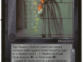 Shadow Cloak Collectible Game Card Middle Earth, Frodo, Tolkien, Lord of the Rings, Collectible Game Card Art