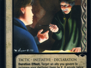 Shaitan's Bargain Dune Collectible Game Card, Intrigue, Shaitan, Frank Herbert
