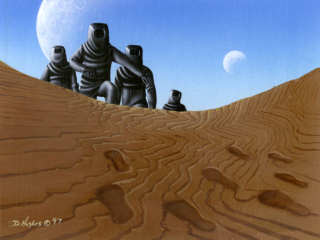 Vanish without a Trace Dune Collectible Game Card, Desert, Harkonnens, Frank Herbert