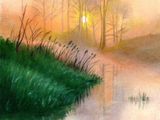 Lovely Lord of the Rings fantasy Landscape.